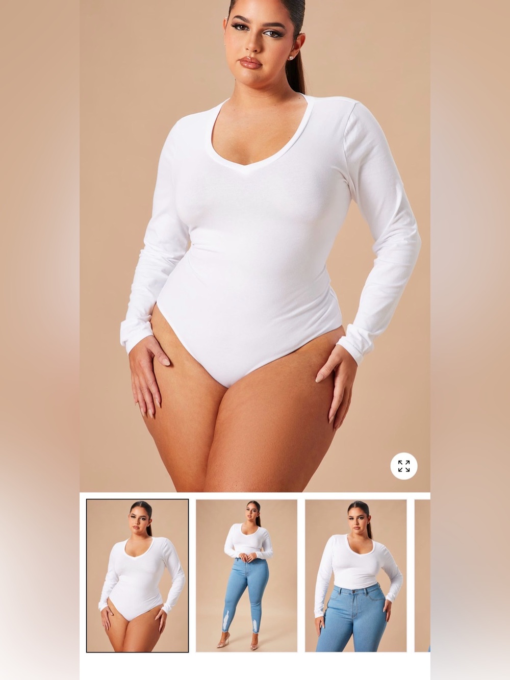 Voted Most Liked Bodysuit - White Fashion Nova
